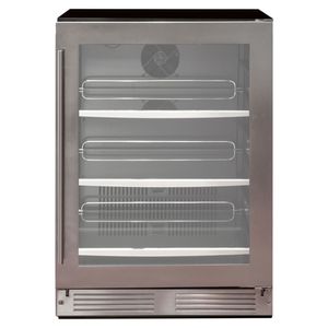 Beer Center Arkton 126 Latas / 11 Garrafas Porta Abertura Lado Direto Inox