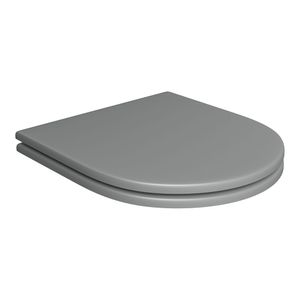 Assento de Poliéster Slow Close Carrara/Level/Lk/Nuova Cinza Fosco Gold Matte