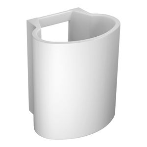 Coluna para Lavatório Suspenso 24,5X19cm Branco