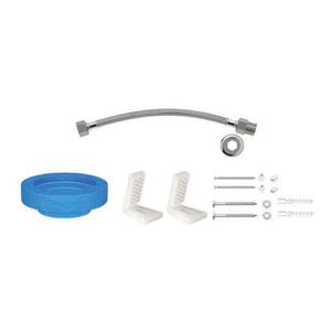 Kit de Instalação para Louça Bacia Sanitária para Caixa Acoplada Fixação Lateral Cromado