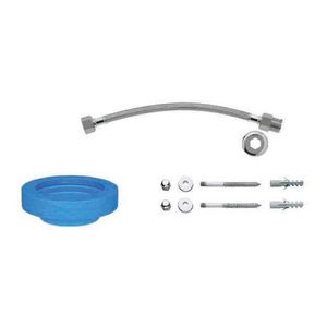 Kit de Instalação para Louça Bacia Sanitária para Caixa Acoplada Fixação Vertical Cromado