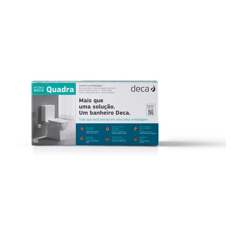 Deca - Kp.210.17 - Kit Bacia Sanitária Com Caixa Acoplada