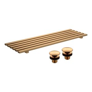 Kit de Acessórios Cuba Modelo L1044/131 Gold Matte