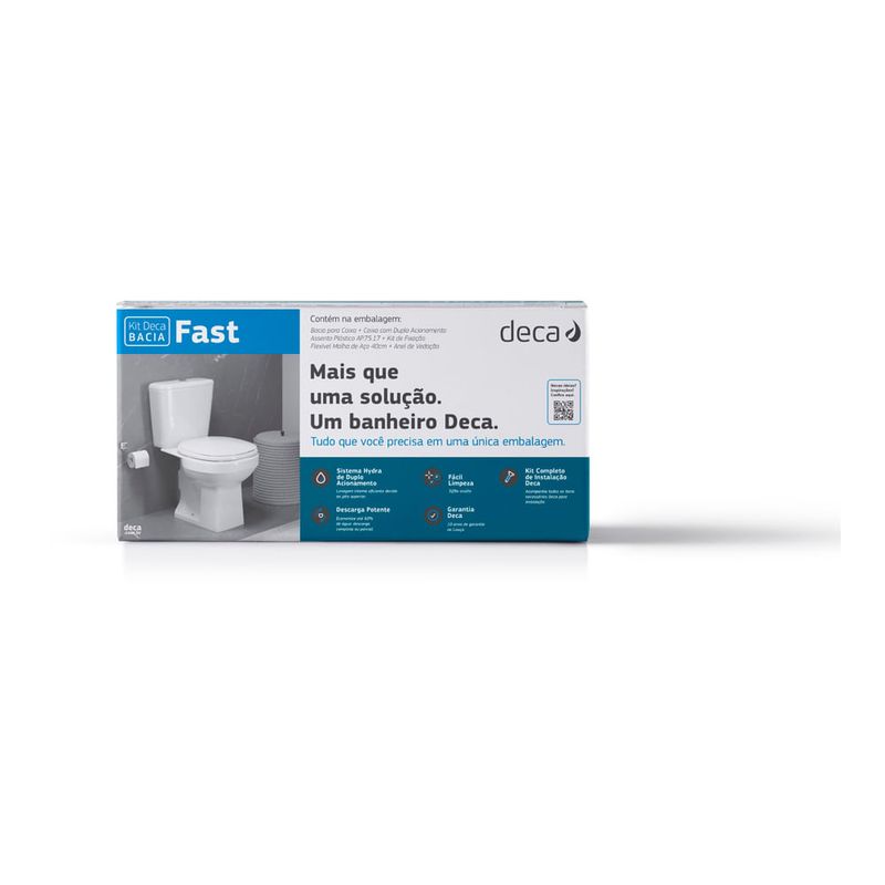 Deca - Kp.760.17 - Kit Bacia Sanitária Com Caixa Acoplada
