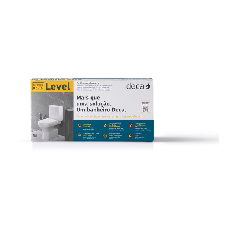 Deca - Kp.480.17 - Kit Bacia Sanitária Com Caixa Acoplada
