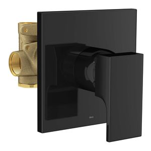 Misturador Monocomando de Parede Chuveiro Unic 3/4" Black Noir