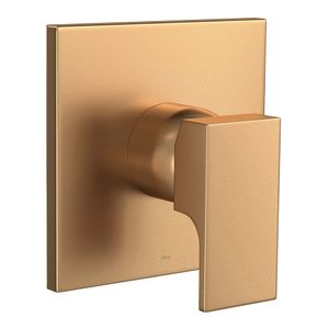 Misturador Monocomando de Parede Chuveiro Unic 3/4" Gold Matte