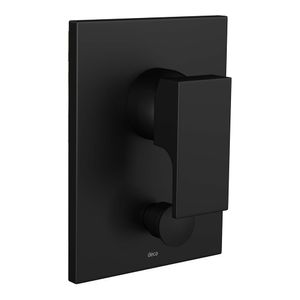 Misturador Monocomando 4 Vias de Parede Chuveiro Unic 3/4" Black Matte