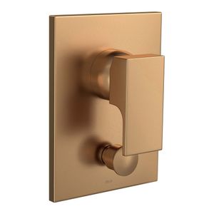 Misturador Monocomando 4 Vias de Parede Chuveiro Unic 3/4" Gold Matte