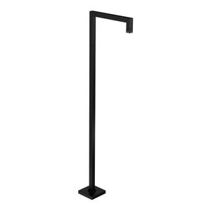Torneira de Piso Lavatório Tube Reta 1/2" Black Matte