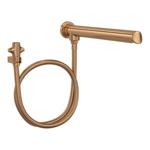 Desviador para Chuveiro com Tubo 330Mm e Flexível Luxo Gold Matte