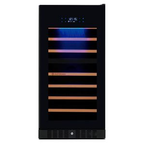 Adega de Embutir Vetro Dual Zone Built-In 87 Garrafas Preto