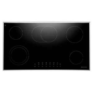 Cooktop Vitrocerâmico 90cm 5 Zonas Preto