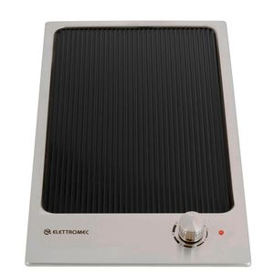 Dominó Elétrico Quadratto 30cm Grelha Inox