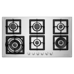 Cooktop à Gás Quadratto Semi Profissional 90cm 6 Queimadores Inox