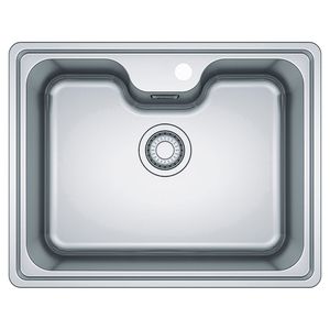 Cuba de Inox de Sobrepor 61X48cm 4.1/2" Prática Bell Bcx 610-61 Fosco com Válvula