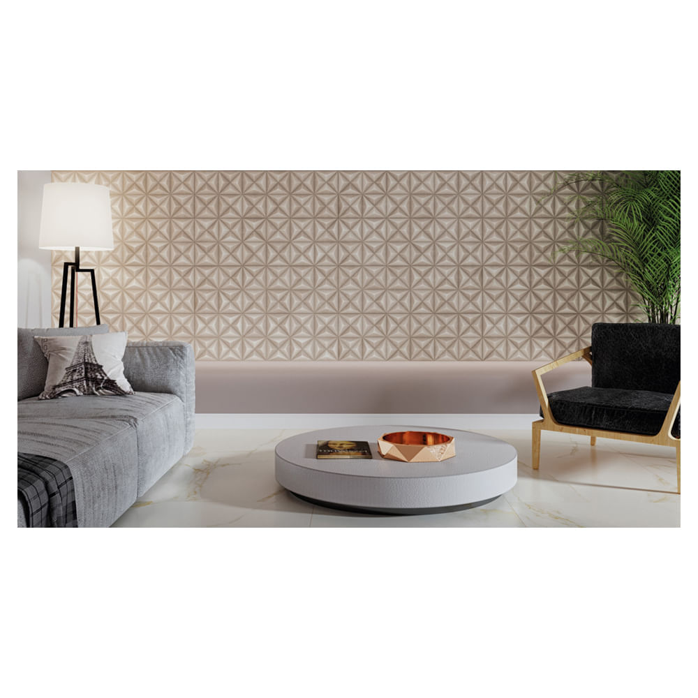 Revestimento Sensorial Sbe Diamond 33,3X100cm Mlx Retificado