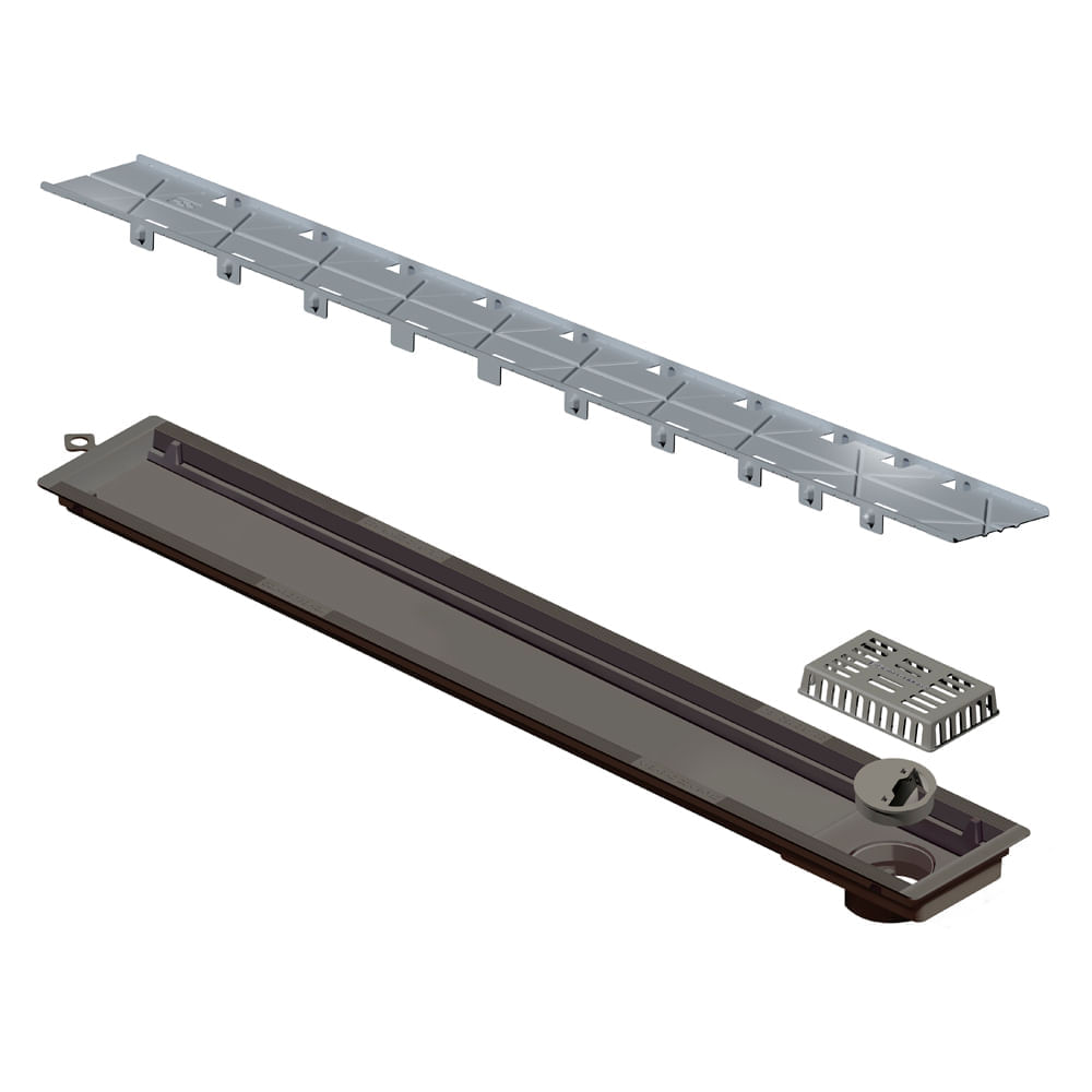 Ralo Tampa Oculta Linear Elleve Versatille 75cm