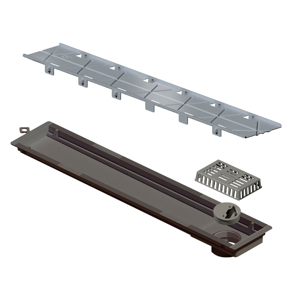 Ralo Tampa Oculta Linear Elleve Versatille 50cm
