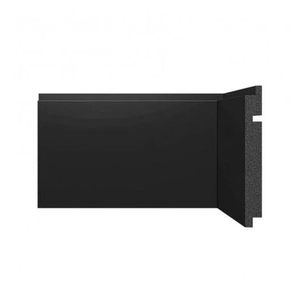 Rodapé de Poliestireno Black 3461 150X16mm Preto
