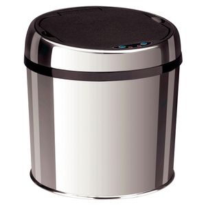 Lixeira Automática Sensor Infravermelho Prime Easy 6L Inox Polido 6V