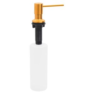 Dosador de Sabão Embutir para Cuba 500Ml Gold Acetinado