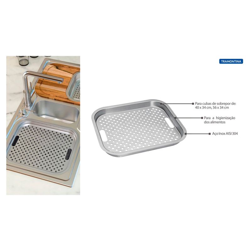 Tramontina - 94532014 - Bandeja Perfurada