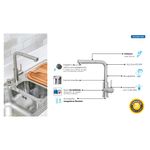 Tramontina - 94520013 - Misturador Monocomando de Mesa