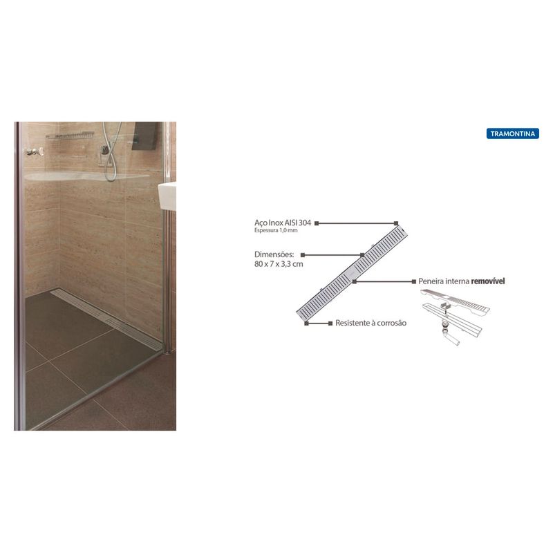 Tramontina - 94535108 - Ralo Linear