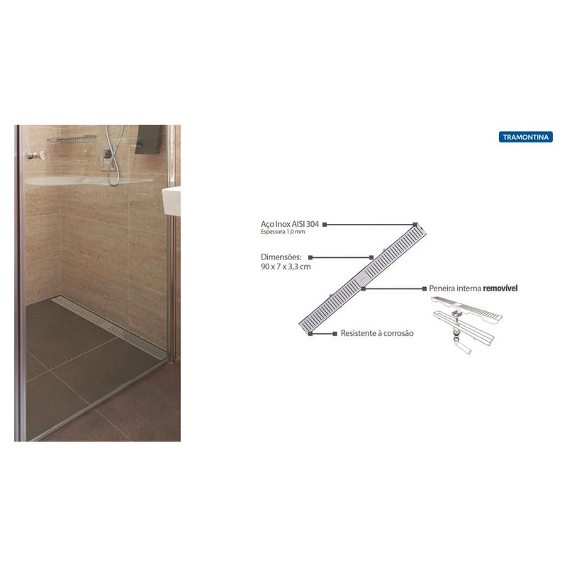 Tramontina - 94535109 - Ralo Linear