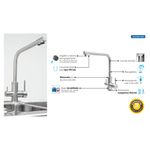 Tramontina - 94520019 - Misturador Monocomando de Mesa