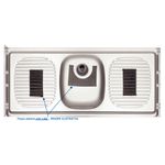 Tramontina - 93450602 - Pia de Inox de Apoio