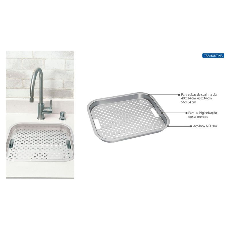 Tramontina - 94532013 - Bandeja Perfurada