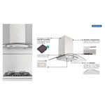 Tramontina - 95800011 - Coifa de Parede