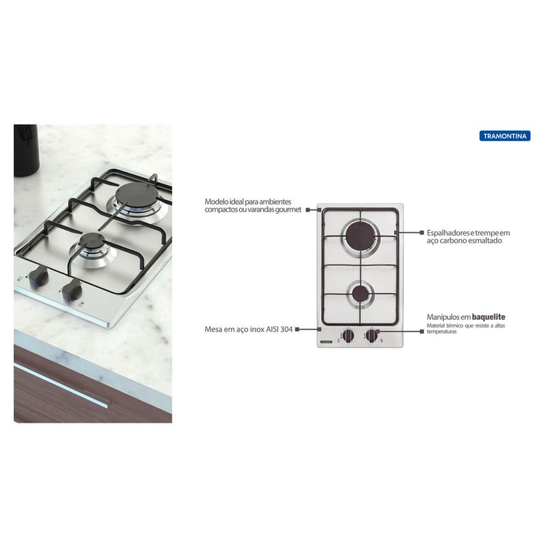 Tramontina - 94700211 - Dominó à Gás
