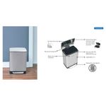 Tramontina - 94544012 - Lixeira Convencional