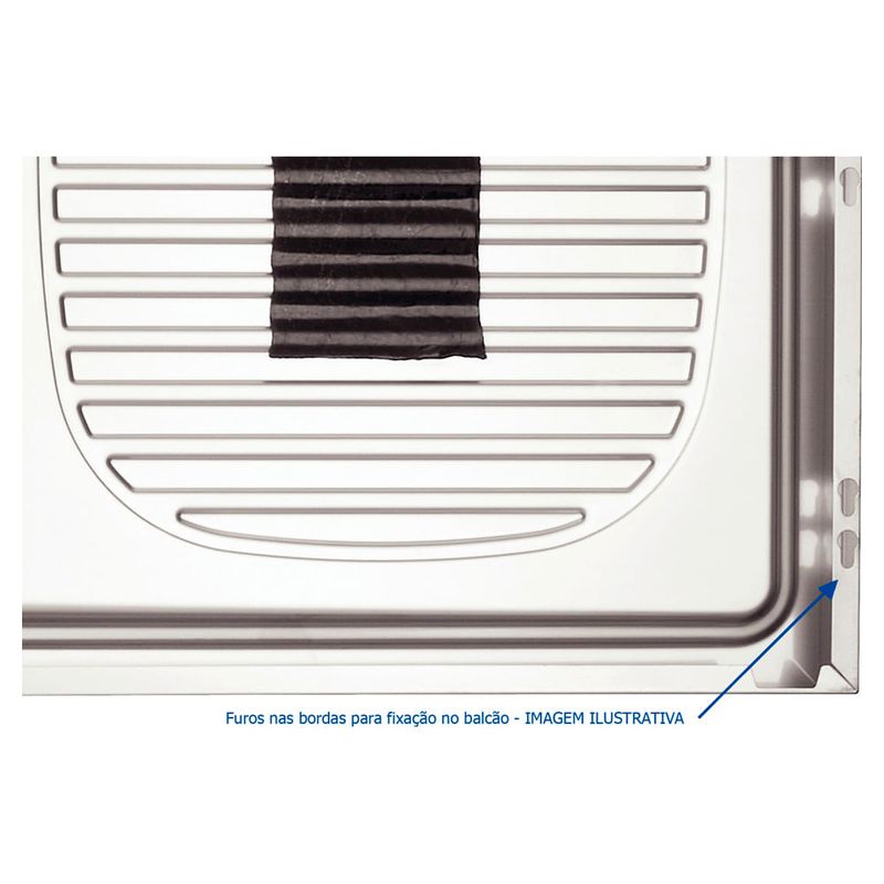 Tramontina - 93450602 - Pia de Inox de Apoio