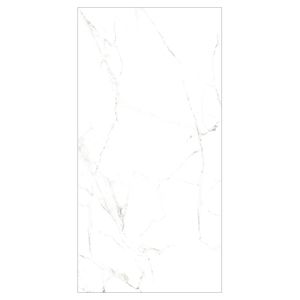 Porcelanato Esmaltado Mármore Statuario 60X120cm Polido Retificado