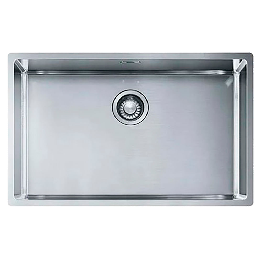 Cuba de Inox de Embutir ou Sobrepor 41X68cm 4.1/2" Box Bxx 210-6801E Fosco com Válvula