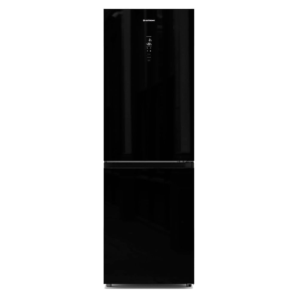 Refrigerador Bottom Freezer Vetro Abertura Lado Direito 360L Preto