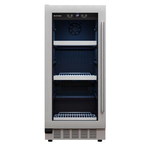 Frigobar de Embutir 86L Built-In Porta Abertura Esquerda Inox