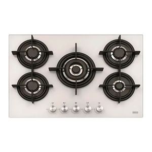 Cooktop à Gás White Gtc Fhcr 755 4G Tc He Wh C 75cm 5 Bocas Branco