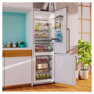 Refrigerador Bottom Freezer Ion Generation 329L Porta Abertura Lado Esquerdo Inox
