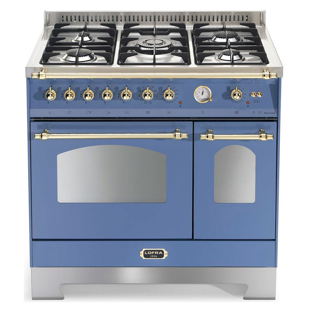 Fogão de Piso ou Embutir à Gás com Forno Elétrico Dolcevita 5 Queimadores 90cm Lavanda