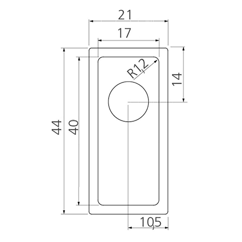 Tramontina - 94003103 - Cuba de Inox de Embutir Ou Sobrepor