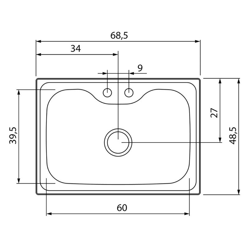 Tramontina - 93806292 - Cuba de Inox de Embutir