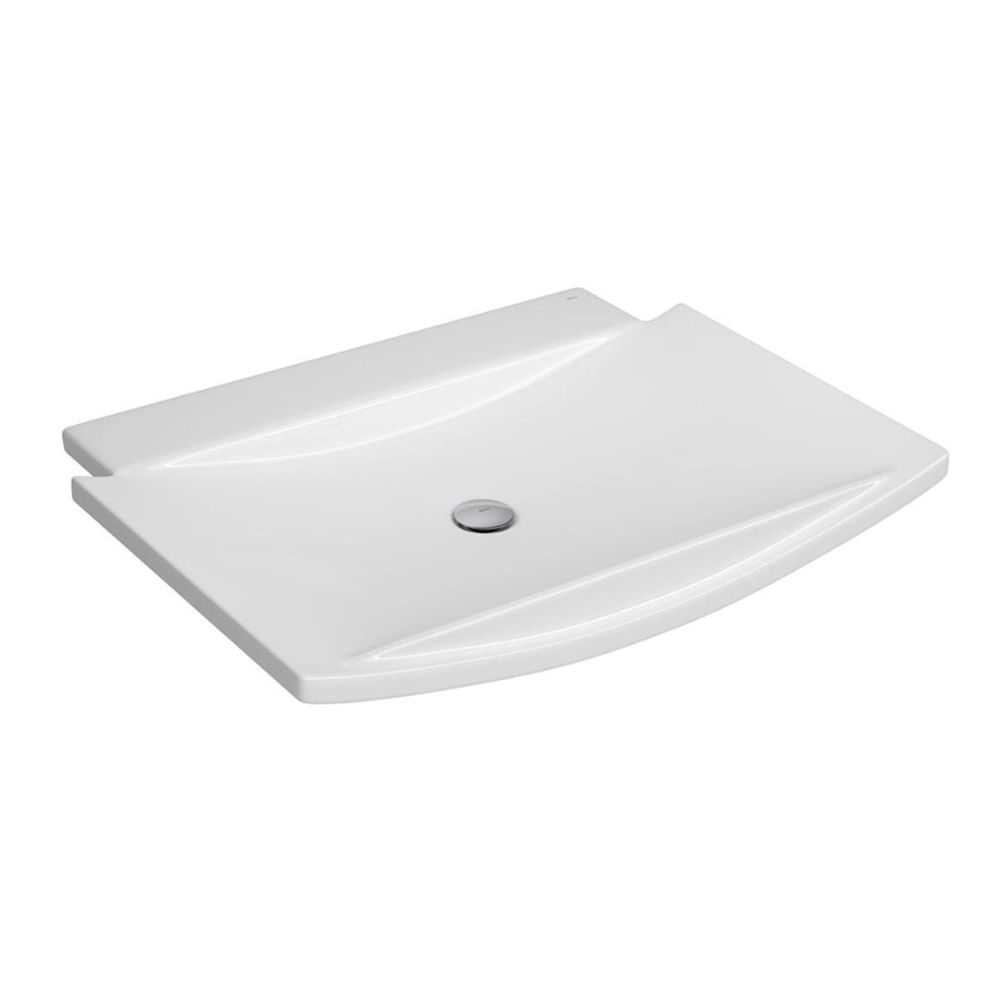 Cuba de Sobrepor Retangular 51X70cm Branco
