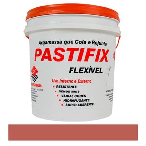 Argamassa Pastifix Vidro Vermelho Rubi Balde 5kg