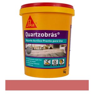 Rejunte Pronto Acrílico Vermelho Brunet Pote 1kg