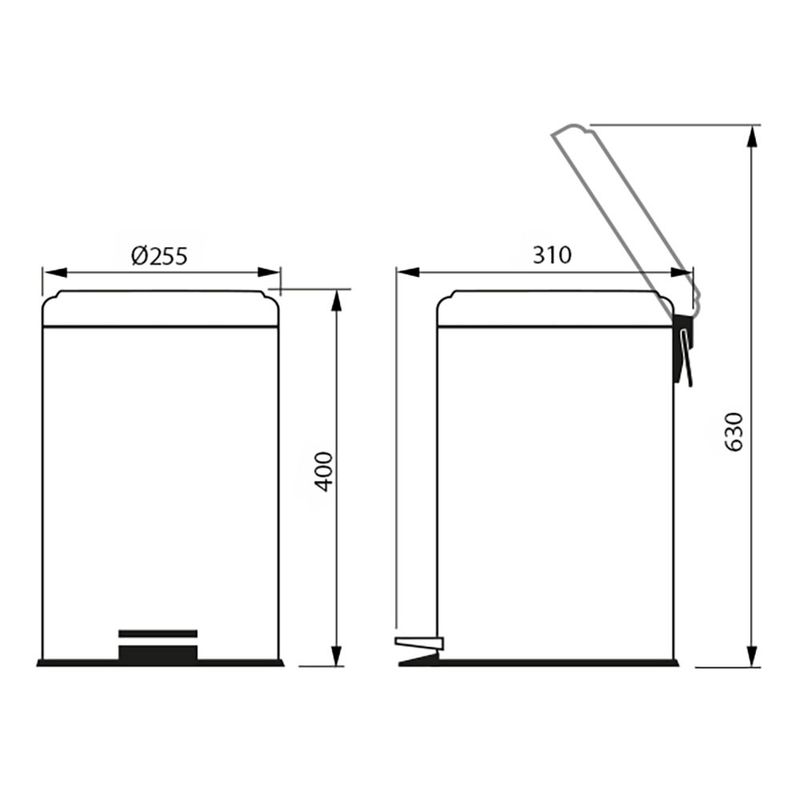 Tramontina - 94538112 - Lixeira Convencional